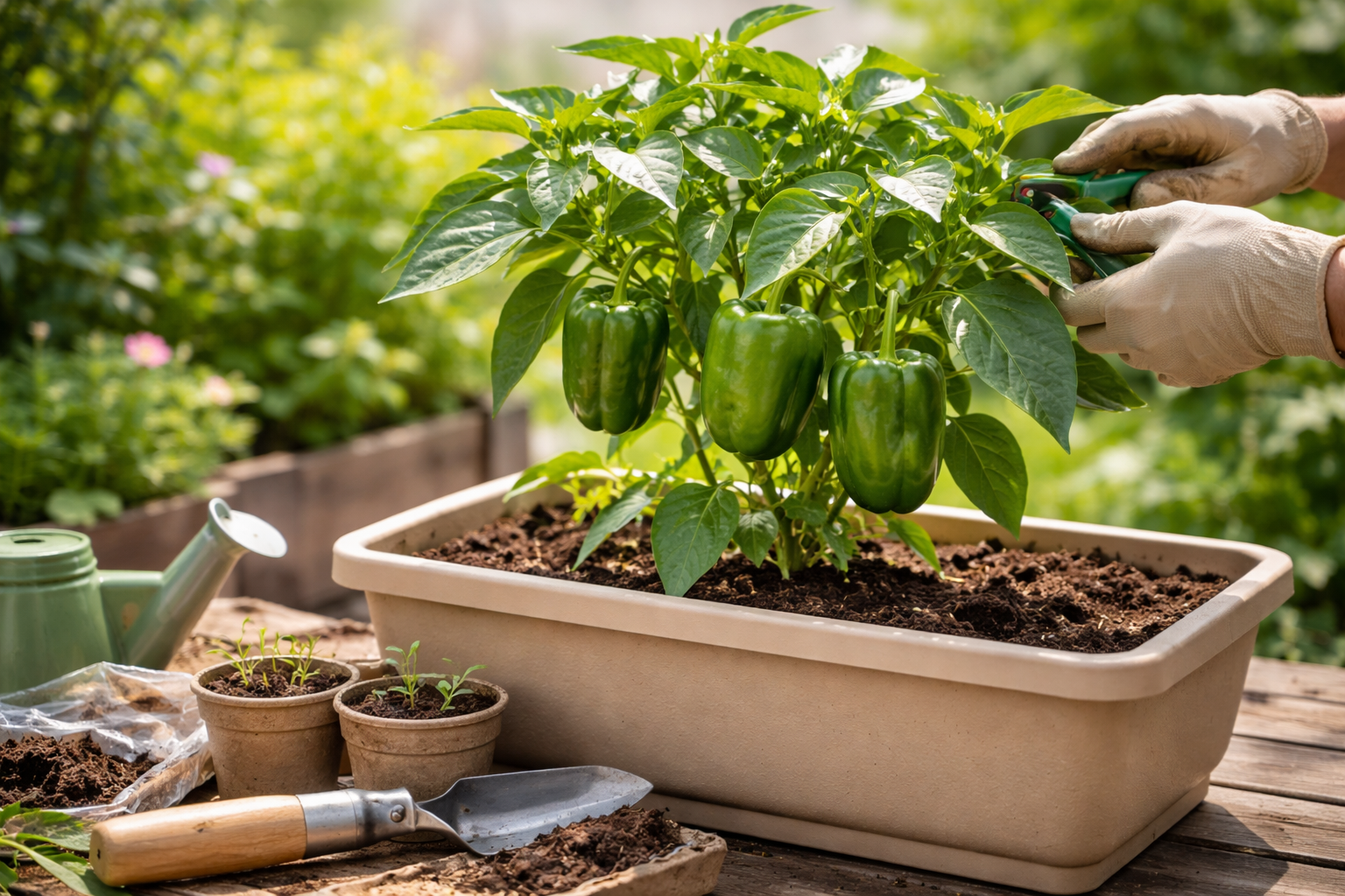 ピーマン 育て方 プランター 初心者でもできる？