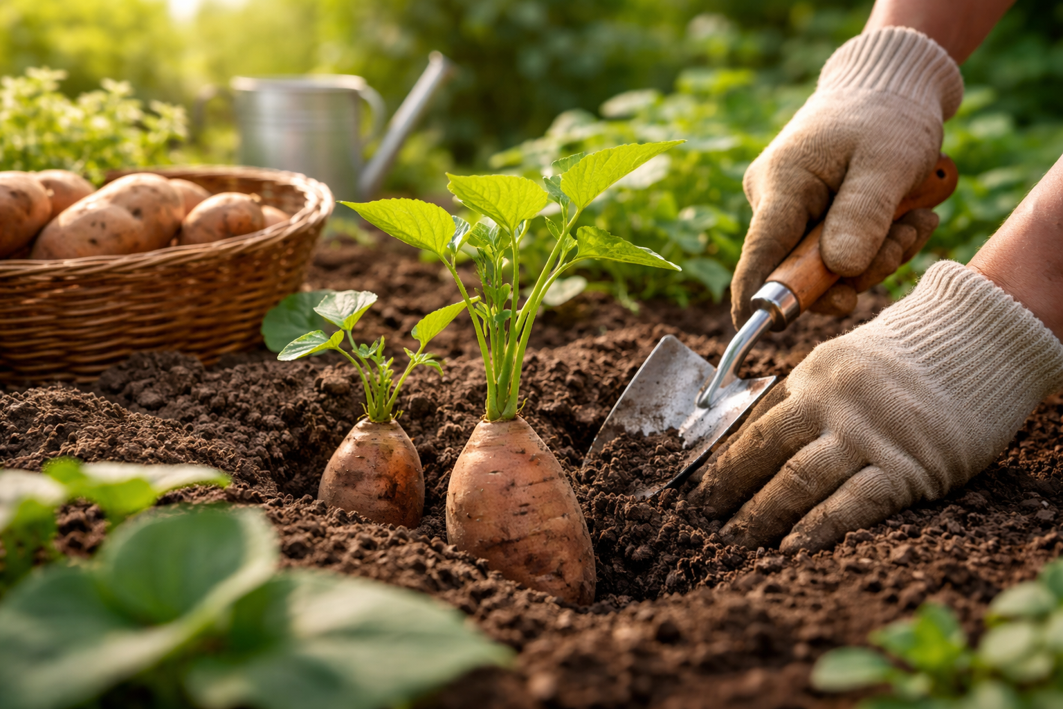 さつまいも 育て方 芋からってできる？