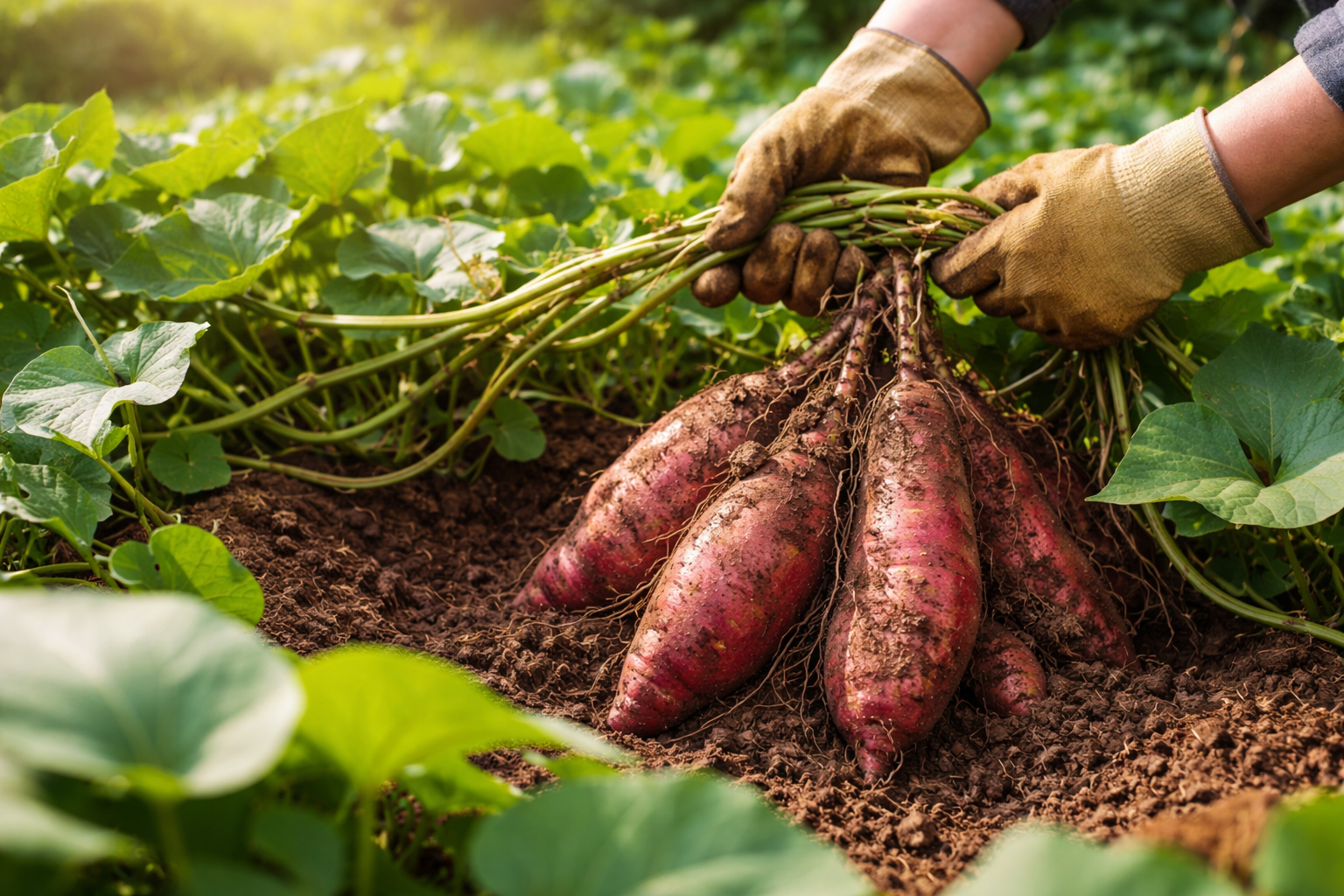 さつまいも 育て方 つる返しって必要ある？