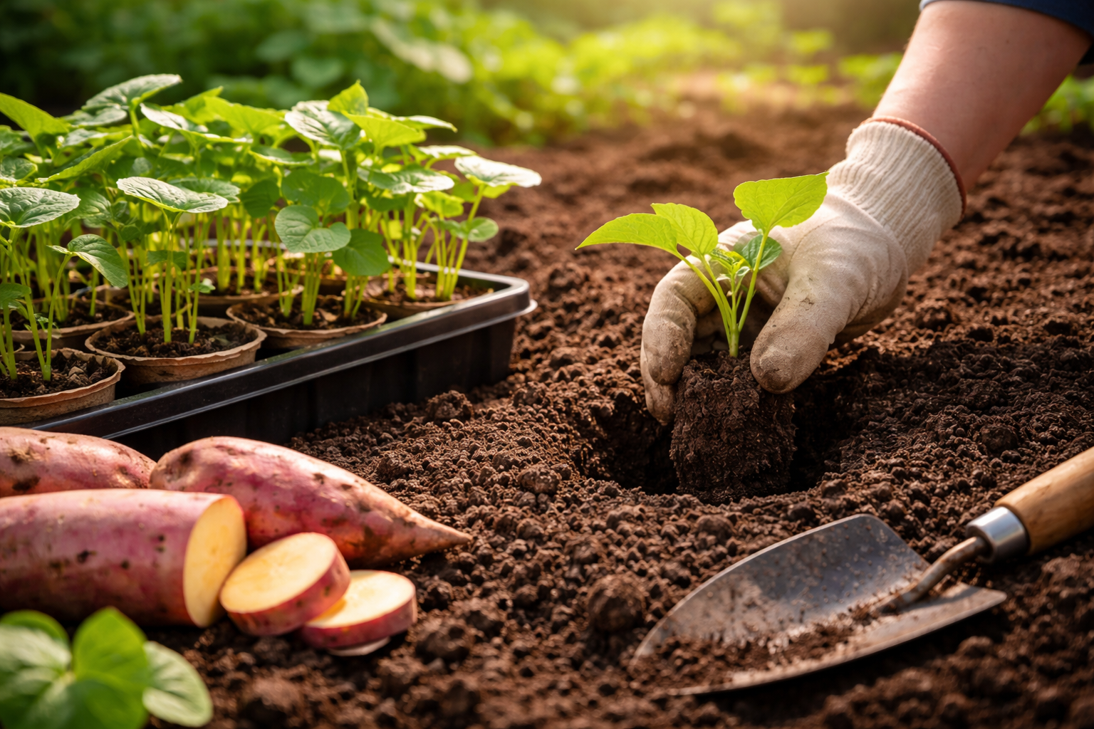 さつまいも 育て方 苗ってどうする？