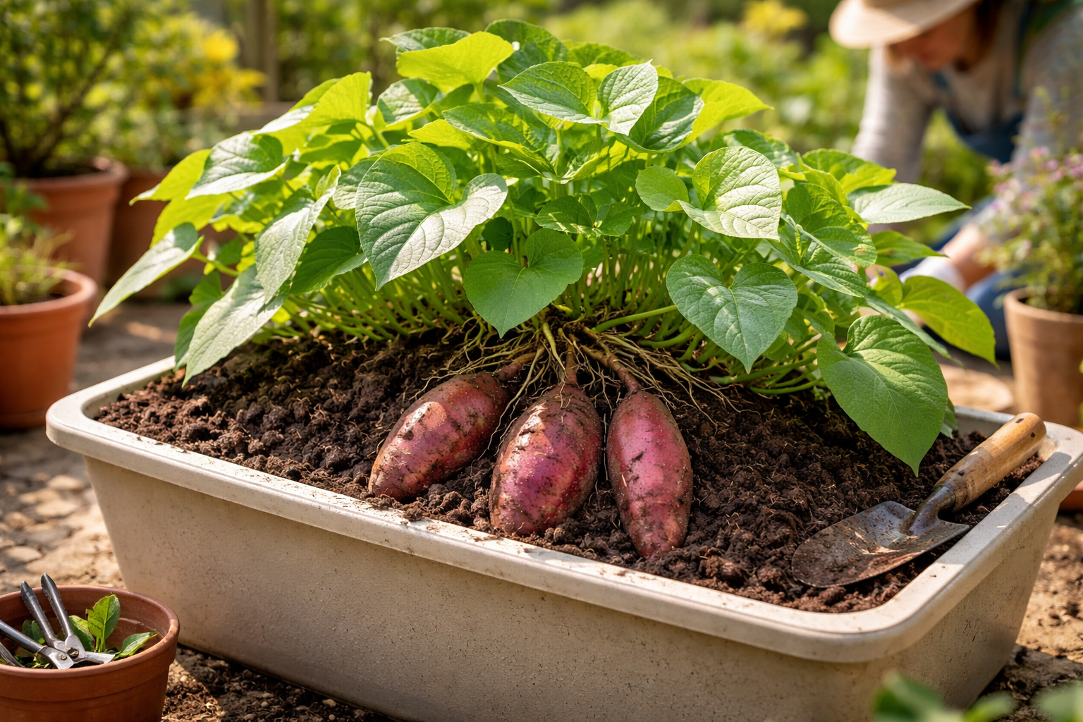 さつまいも 育て方 プランターでできる？