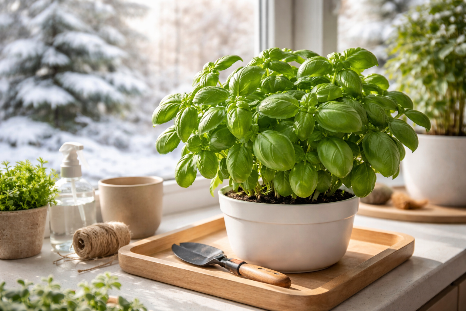 バジル 育て方 室内 冬ってどうする？