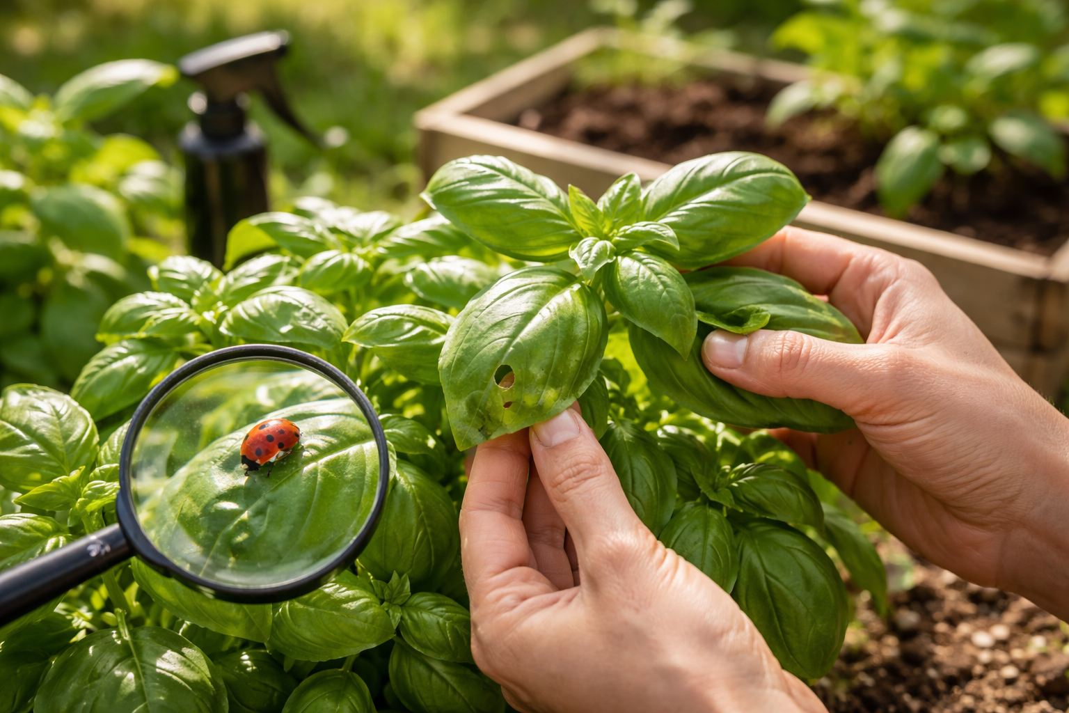 バジル 育て方 虫が心配？