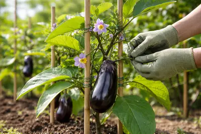 初心者向け！ナスの育て方と支柱の立て方