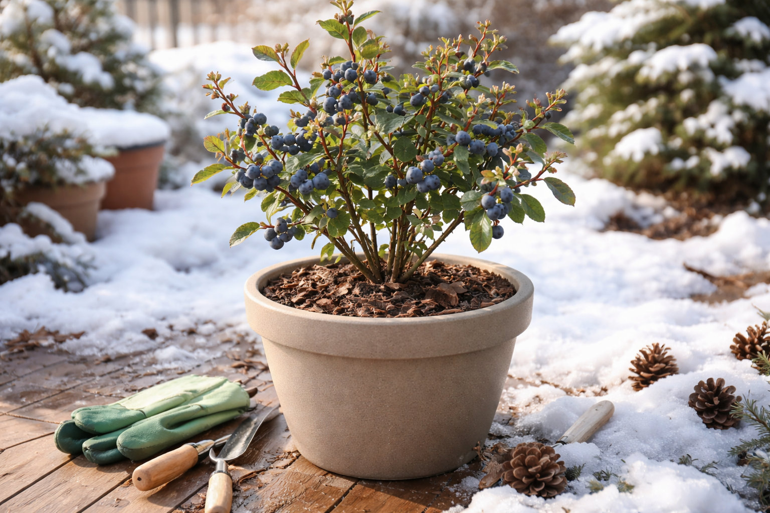 ブルーベリー 育て方 鉢植え 冬越しってどうする？
