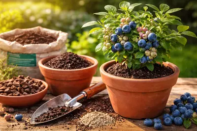 ブルーベリーの育て方：鉢植えと土作りの基本