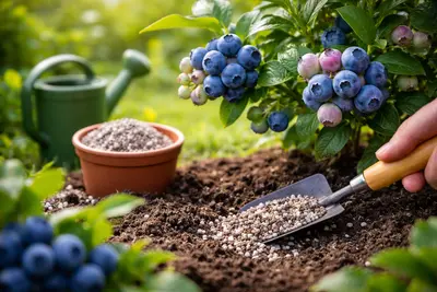 ブルーベリーの育て方：肥料を与えるコツ