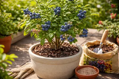ブルーベリーの育て方：鉢植えで失敗しない肥料のコツ