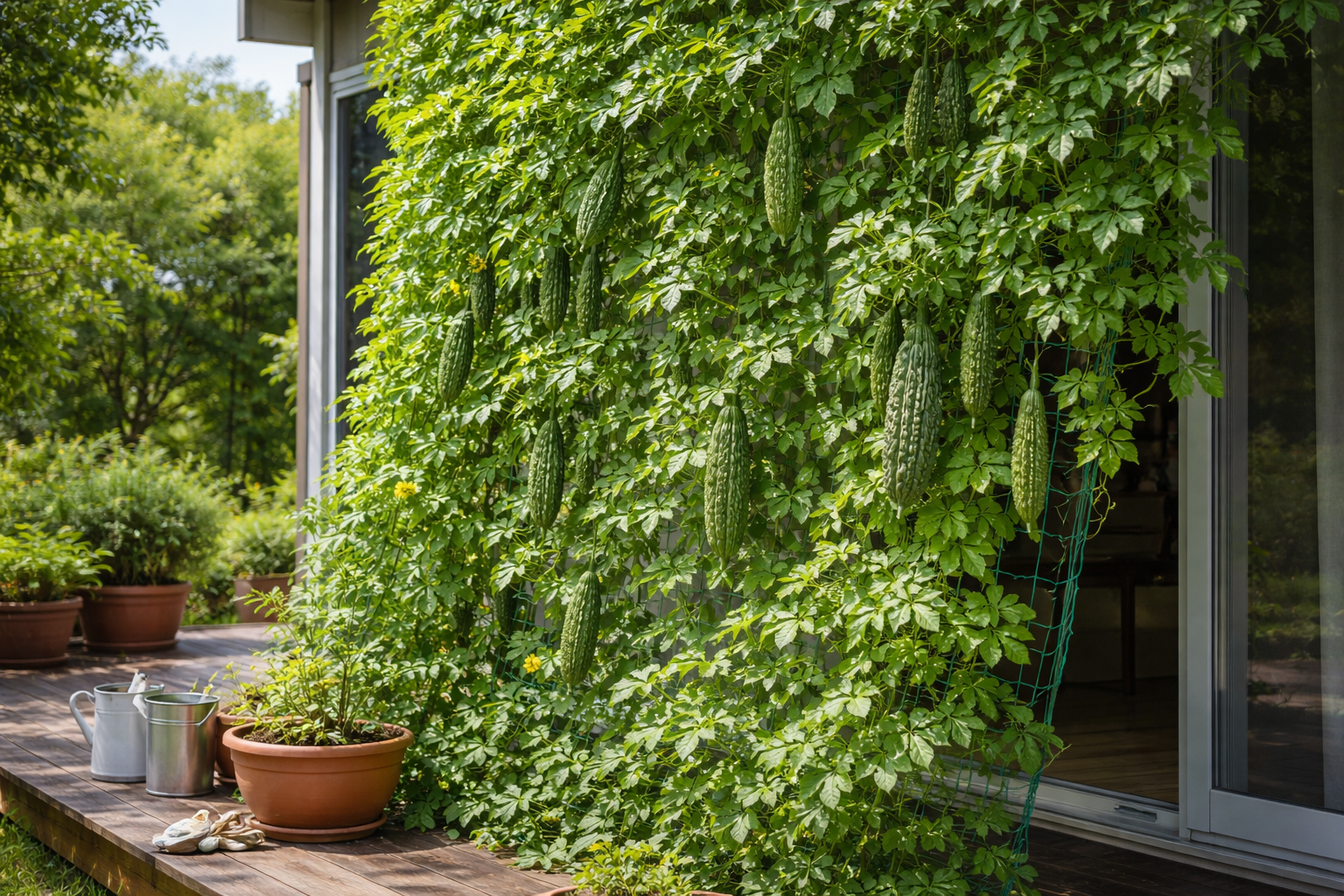 ゴーヤ 育て方 緑のカーテンってどうする？