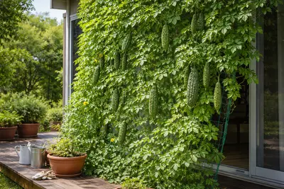 ゴーヤの育て方：緑のカーテンの作り方