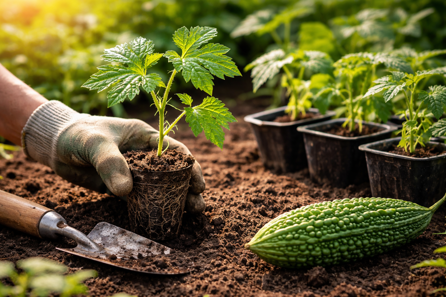 ゴーヤ 育て方 苗からって難しい?