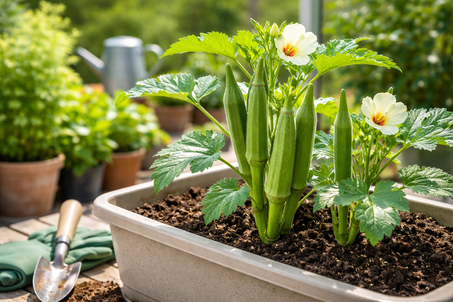 オクラ 育て方 プランターって難しい？