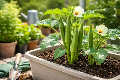 オクラの育て方：プランターで簡単栽培