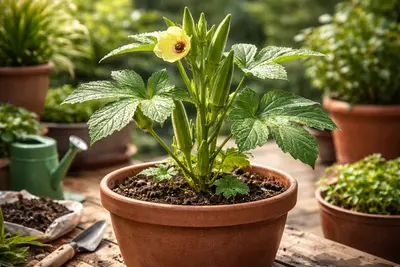 オクラの育て方：鉢植えで簡単に育てるコツ