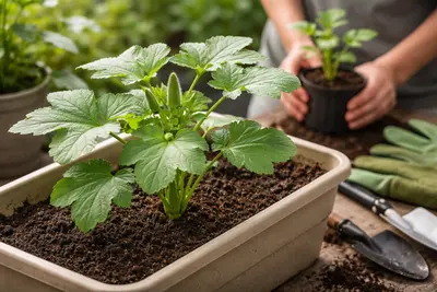 オクラの育て方：プランターで苗から簡単栽培