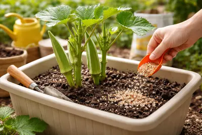 オクラの育て方｜プランター栽培と肥料のコツ