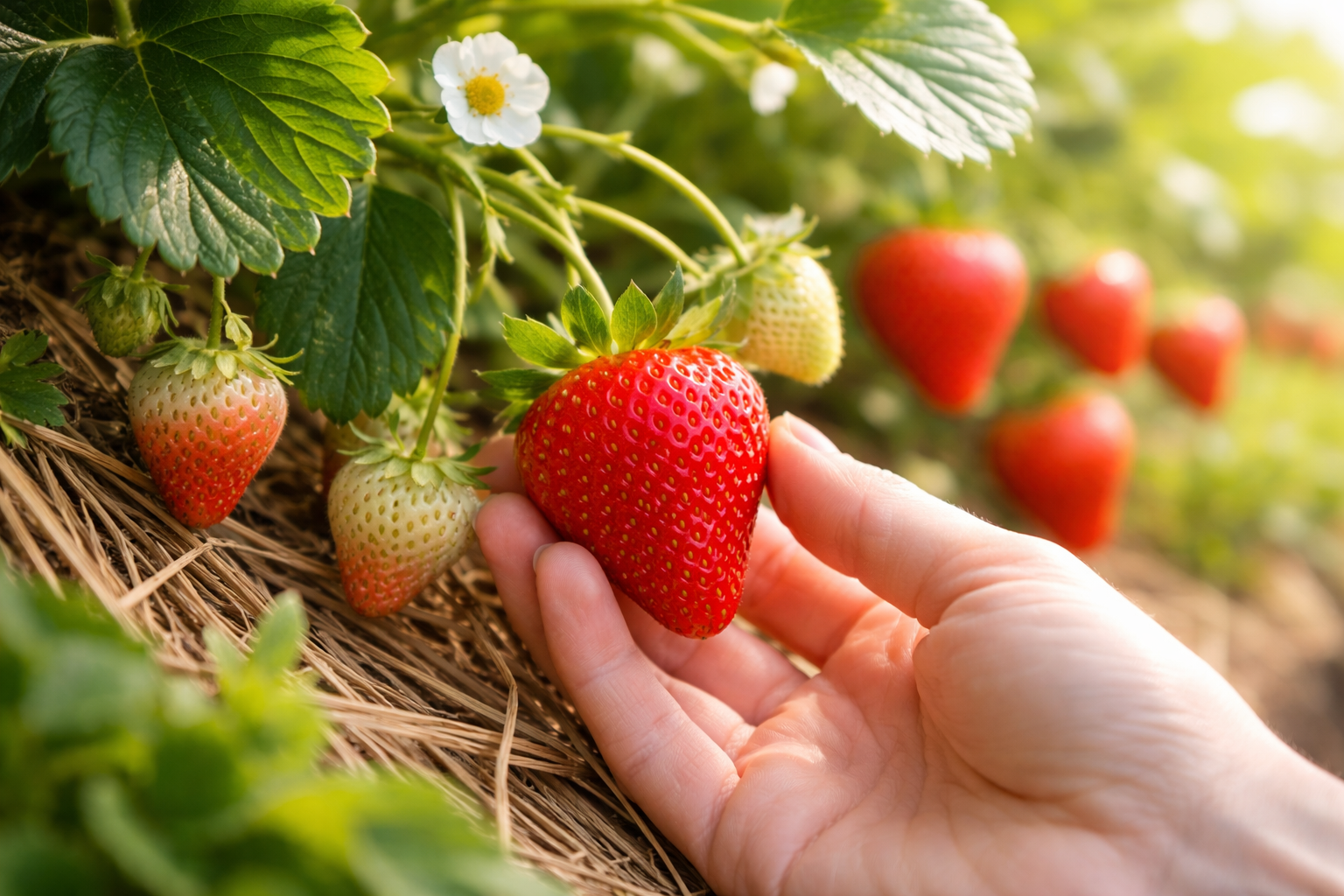 いちご 育て方 甘くするには？