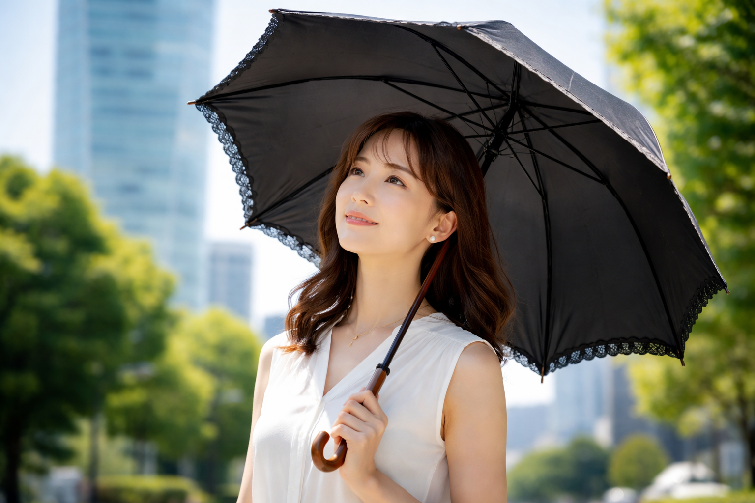 日傘 完全遮光って必要ある？