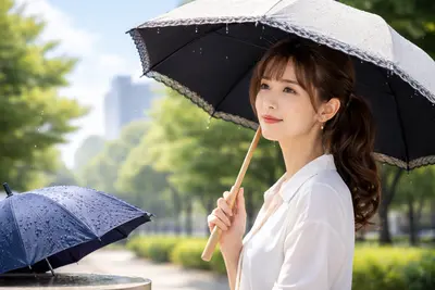 日傘で「完全遮光」と「晴雨兼用」を選ぶと失敗しにくい理由